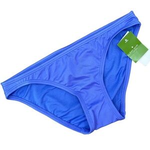 Kate Spade Violet Blue Classic Bikini Bottom Georgia Beach Size XS NWT